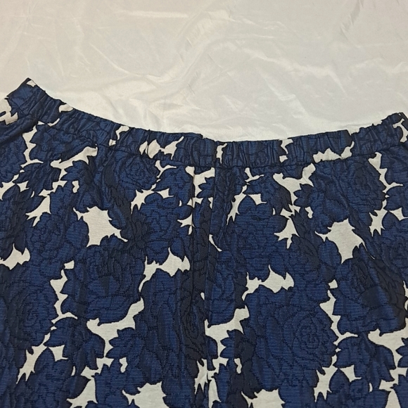 Lane Bryant Blue Rose Floral Brocade Circle Skirt NWT Size 24 - Picture 5 of 9